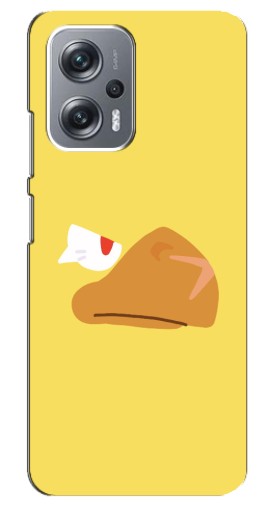 Чехол с картинкой "Gold Crow" для Xiaomi Redmi Note 12 Pro Plus