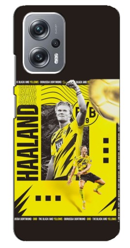 Чехол с картинкой "Golden Haaland" для Xiaomi Redmi Note 12 Pro Plus