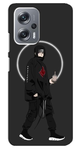 Чехол с печатью "Итачи с напитком" для Xiaomi Redmi Note 12 Pro Plus