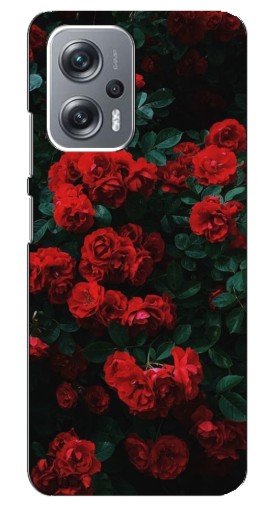 Чехол с принтом "Красные розы" для Xiaomi Redmi Note 12 Pro Plus