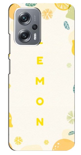 Чехол с печатью "Lemon" для Xiaomi Redmi Note 12 Pro Plus