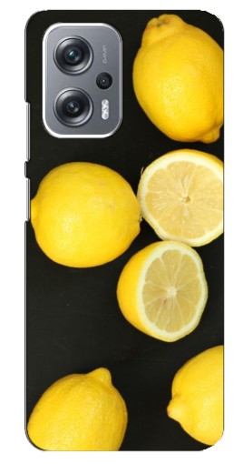 Силиконовый чехол с изображением "Лимонный стиль" для Xiaomi Redmi Note 12 Pro Plus