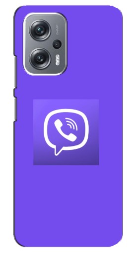 Чехол с принтом "Лого Viber" для Xiaomi Redmi Note 12 Pro Plus