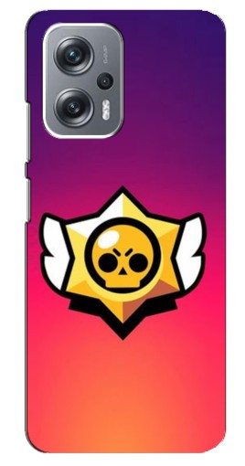 Силиконовый чехол с изображением "Логотип Brawl Stars" для Xiaomi Redmi Note 12 Pro Plus