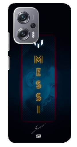 Силиконовый чехол с изображением "Логотип Месси" для Xiaomi Redmi Note 12 Pro Plus