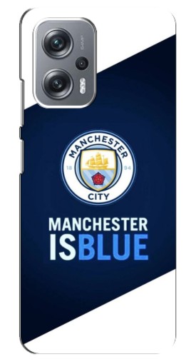 Чехол с картинкой "Manchester is Blue" для Xiaomi Redmi Note 12 Pro Plus