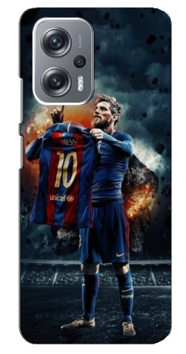 Чехол с картинкой "Месси с футболкой" для Xiaomi Redmi Note 12 Pro Plus