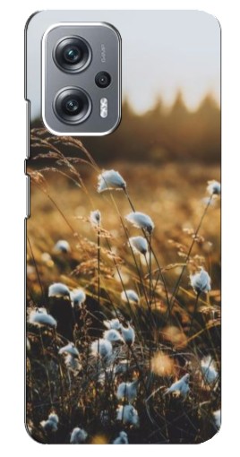 Чехол с картинкой "Нежные полевые цветы" для Xiaomi Redmi Note 12 Pro Plus