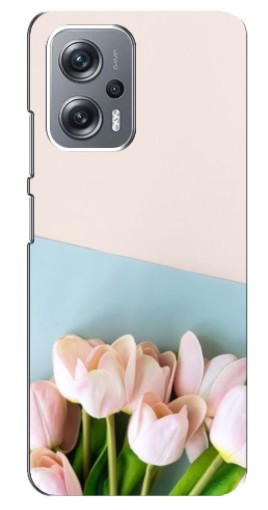 Чехол с картинкой "Нежные тюльпаны" для Xiaomi Redmi Note 12 Pro Plus