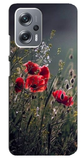 Силиконовый чехол с изображением "Поле цветов" для Xiaomi Redmi Note 12 Pro Plus