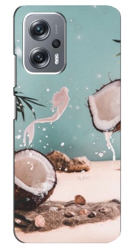 Чехол с картинкой "Половинки кокоса" для Xiaomi Redmi Note 12 Pro Plus