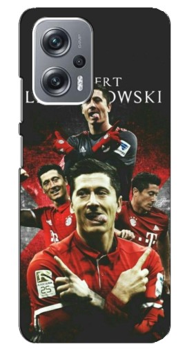Силиконовый чехол с изображением "Польский футболист" для Xiaomi Redmi Note 12 Pro Plus