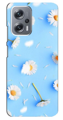 Чехол с принтом "Ромашковый фон" для Xiaomi Redmi Note 12 Pro Plus