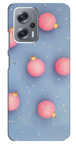 Силиконовый чехол с изображением "Розовые шары" для Xiaomi Redmi Note 12 Pro Plus