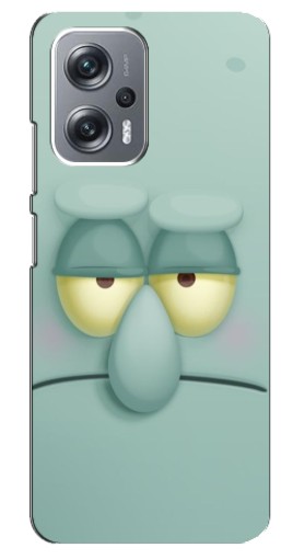 Чехол с принтом "Сквидвард" для Xiaomi Redmi Note 12 Pro Plus