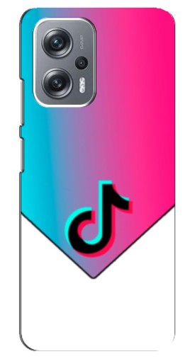 Чехол с печатью "Tiktok Logo" для Xiaomi Redmi Note 12 Pro Plus
