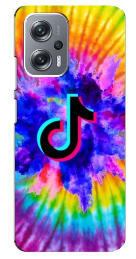 Чехол с печатью "TikTok в красках" для Xiaomi Redmi Note 12 Pro Plus