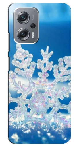 Чехол с принтом "Яркая снежинка" для Xiaomi Redmi Note 12 Pro Plus