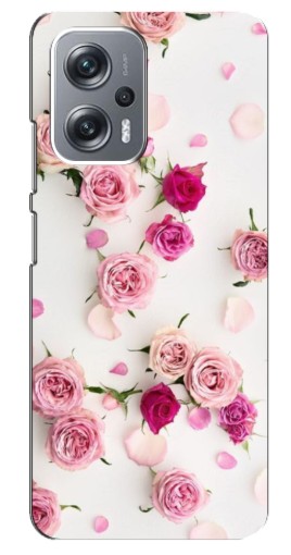 Чехол с печатью "Яркие розы" для Xiaomi Redmi Note 12 Pro Plus