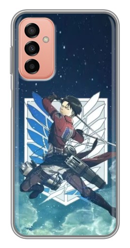 Силиконовый чехол с изображением "Аккерман Леви" для Samsung Galaxy M13