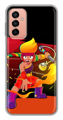 Силиконовый чехол с изображением "Амбер в дуэли" для Samsung Galaxy M13