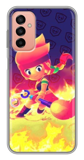 Чехол с картинкой "Амбер в огне" для Samsung Galaxy M13