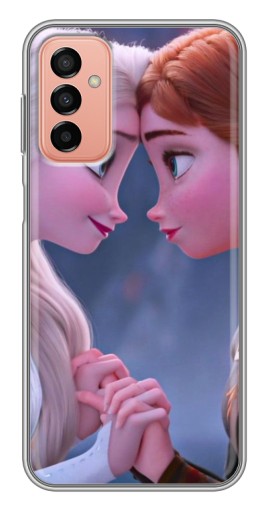 Силиконовый чехол с изображением "Анна и Ельза" для Samsung Galaxy M13