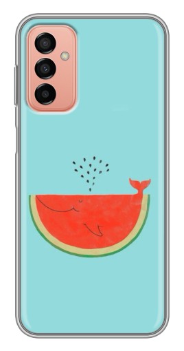 Чехол с картинкой "Арбуз кит" для Samsung Galaxy M13