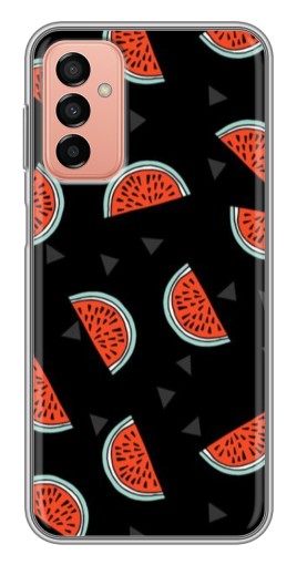 Чехол с печатью "Арбузы на черном" для Samsung Galaxy M13