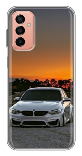 Чехол с картинкой "BMW белая" для Samsung Galaxy M13
