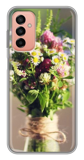 Чехол с картинкой "Букет полевых цветов" для Samsung Galaxy M13