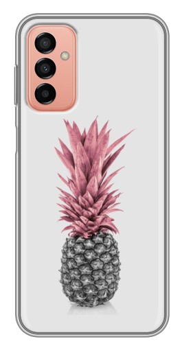 Чехол с картинкой "Чёрно-белый ананас" для Samsung Galaxy M13