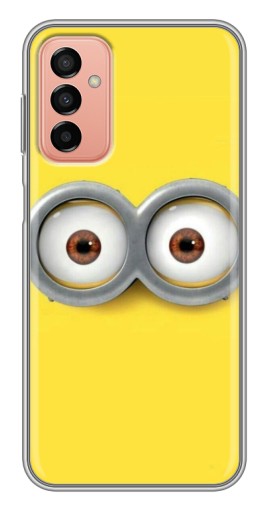 Чехол с принтом "Глаза Боба миньона" для Samsung Galaxy M13