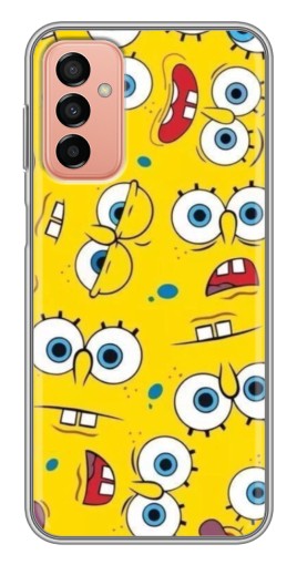 Чехол с печатью "Глаза Спанч-Боба" для Samsung Galaxy M13