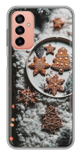 Чехол с печатью "Имбирные пряники" для Samsung Galaxy M13