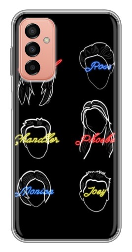 Чехол с принтом "Имена Друзей" для Samsung Galaxy M13