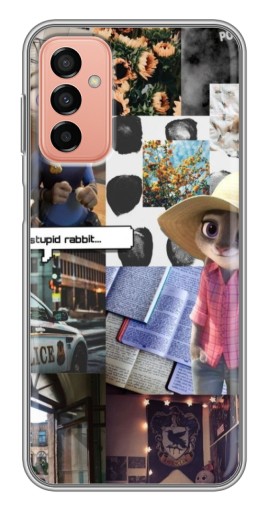 Чехол с картинкой "Коллаж Джуди" для Samsung Galaxy M13