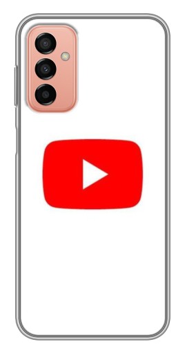 Чехол с печатью "Красная кнопка" для Samsung Galaxy M13