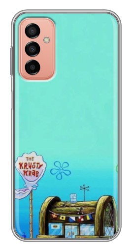 Чехол с картинкой "Krusty Krab" для Samsung Galaxy M13