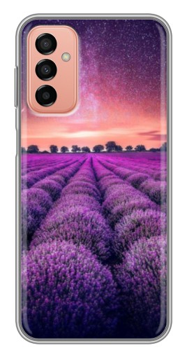 Силиконовый чехол с изображением "Лавандовое поле" для Samsung Galaxy M13