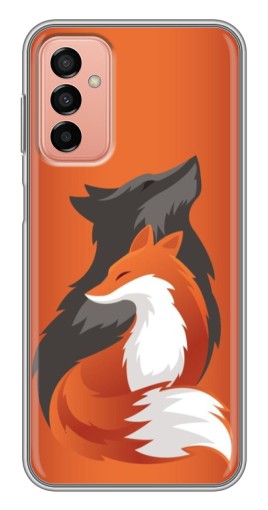 Чехол с картинкой "Лиса ART" для Samsung Galaxy M13