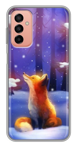 Чехол с картинкой "Лисичка в лесу" для Samsung Galaxy M13