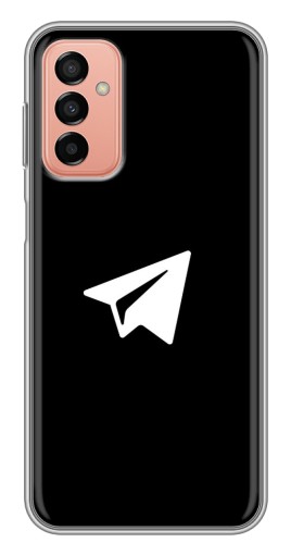 Чехол с печатью "Лого Телеграм" для Samsung Galaxy M13