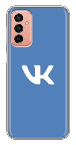 Чехол с картинкой "Лого ВК" для Samsung Galaxy M13