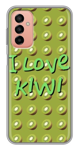 Силиконовый чехол с изображением "Love Kiwi" для Samsung Galaxy M13