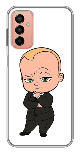 Силиконовый чехол с изображением "Маленький Босс" для Samsung Galaxy M13