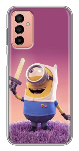 Чехол с принтом "Миньон с мечом" для Samsung Galaxy M13