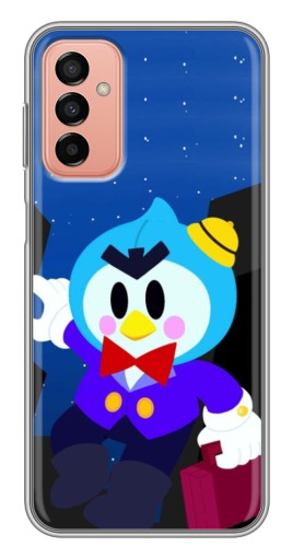 Чехол с принтом "Мистер Пи с чемоданчиком" для Samsung Galaxy M13