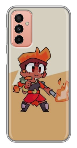 Чехол с печатью "Нарисованная Amber" для Samsung Galaxy M13