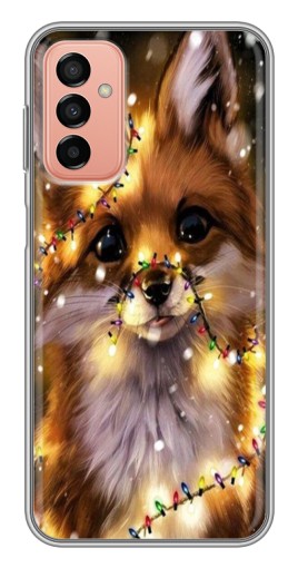 Чехол с принтом "Новогодний лесенок" для Samsung Galaxy M13